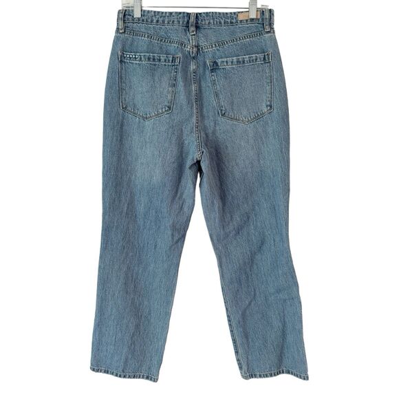 Blank NYC In Over It Ribcage High Rise Distressed Ripped Cropped Jeans Size 27 - Picture 4 of 11